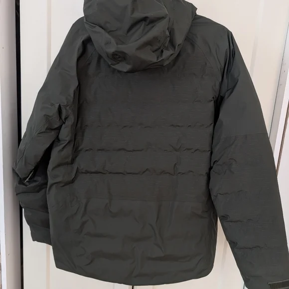 Rei Men's 850 Down Stormhenge Green Winter Hiking Jacket - Picture 7 of 11